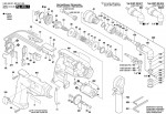 Bosch 0 602 490 621 IASR 9,6-12V Cordless Screw Driver Spare Parts